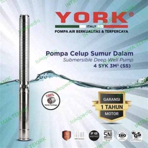 Jual Pompa Satelit York Syk Ss Hp Phase Submersible Sumur