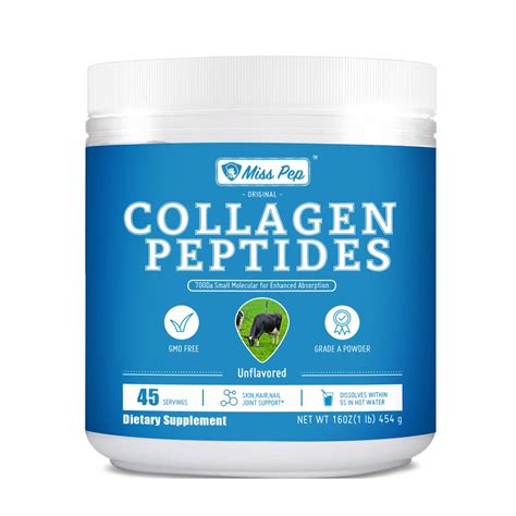 Buy Collagen Peptides Protein Powder Unflavored For Hair Skin Nails Joints Hydrolyzed Type I