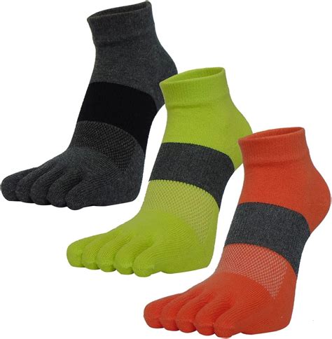 MeiKan Chaussettes à Orteils Chaussette à Doigts Séparés Homme et Femme