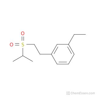 1 Ethyl 3 2 Propane 2 Sulfonyl Ethyl Benzene Structure C13H20O2S