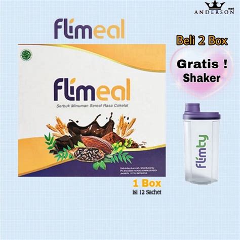 Jual Flimeal Meal Replacement Rasa Coklat By Flimty 1 Box Isi 12