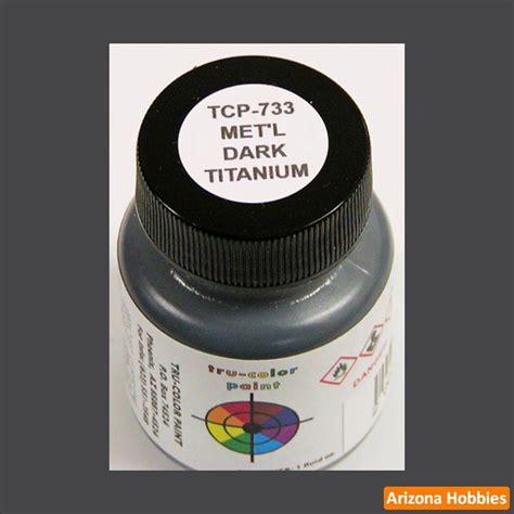 Metallic DARK TITANIUM 1 Oz Bottle Airbrush Ready