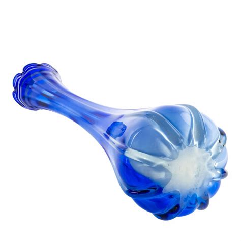 Ваза напольная (интерьерная) с фигурным бортом, стекло, цветное стекло ...