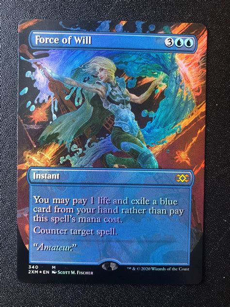 Force Of Will Foil Showcase Mtg Proxy 2xm Proxy King