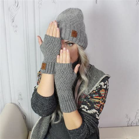 Cashmere Fingerless Gloves For Women Soft Stylish And Warm Etsy