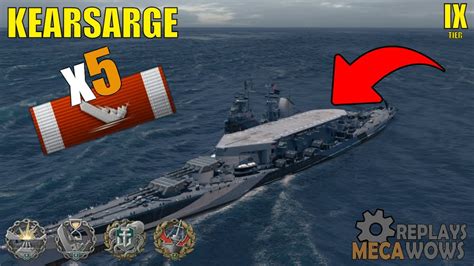 AIRCRAFT CARRIER Kearsarge 5 Kills 159k Damage World Of Warships