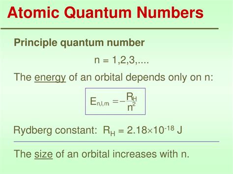 PPT - Atomic Quantum Numbers PowerPoint Presentation, free download ...