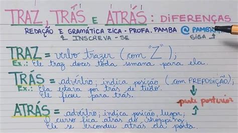 Diferenca Tras E Traz