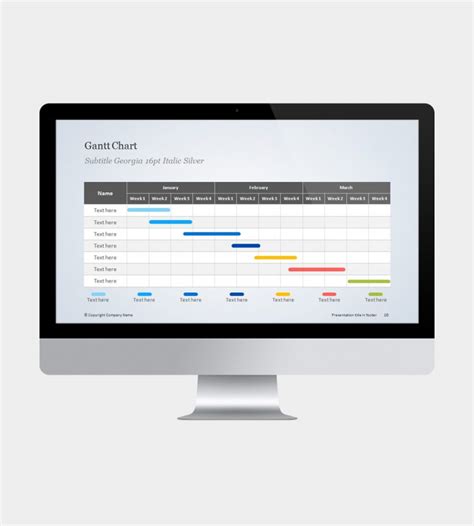 Gantt Charts PowerPoint Template - Download PowerPoint