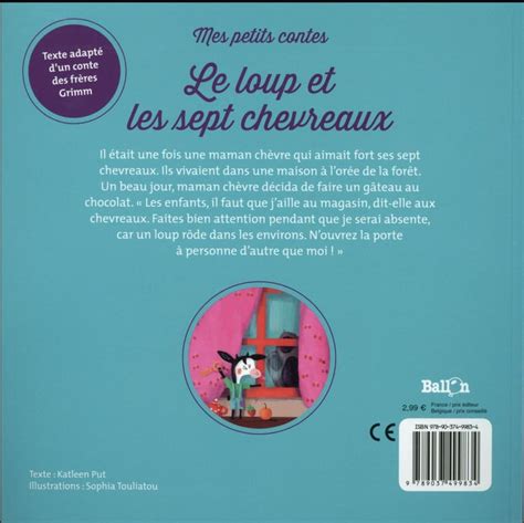 Le Loup Et Les Chevreaux Collectif X Livres Pour