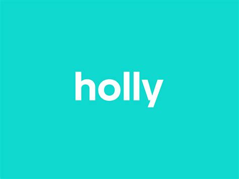 holly | typographic logo design identity :: Behance