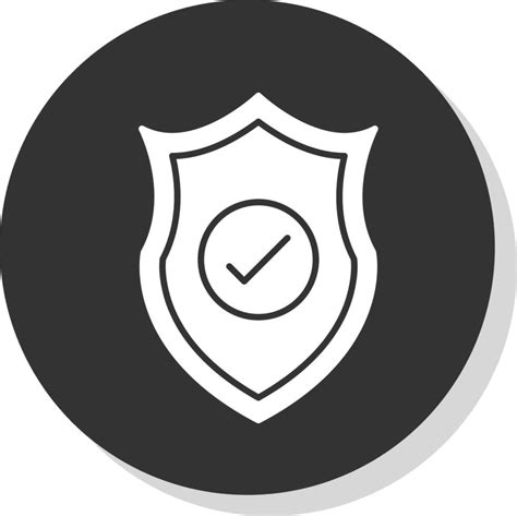 Safety Glyph Grey Circle Icon Vector Art At Vecteezy