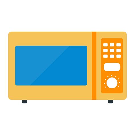 Microwave Oven Vector Icon Vector Art At Vecteezy