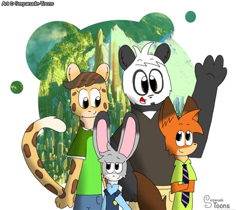 Furry Friends (Art Trade) by Serpanade-Toons on DeviantArt