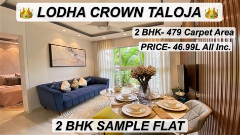 LODHA CROWN TALOJA QUALITY HOMES 2 BHK SAMPLE FLAT VIDEO CALL