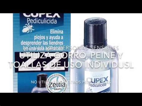 Como Eliminar Piojos Y Liendres Cupex Zz Pediculicida Youtube