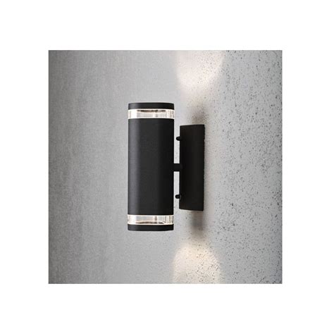 Riga Led Exterior Up And Down Wall Light In Black Artofit