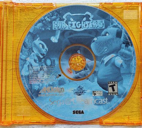 Fur Fighters Item Only Sega Dreamcast