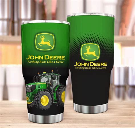 John Deere Tractor Tumbler Farmer Gifts Farmers Wife Etsy