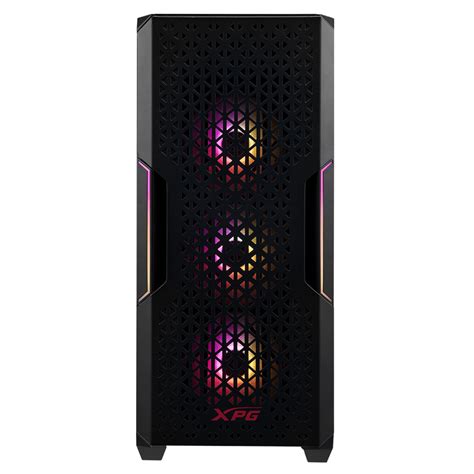 Gabinete Gamer Xpg Starker Air Mid Tower Vidro Temperado Black Sem