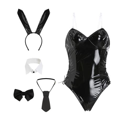 Bunny Costume Set Body Girls Dies Rabbit Outfit Piece Con Bunny Ears