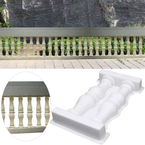 Buy 50cm Garden Roman Column Mold Balcony Fence Cement Railing Plaster