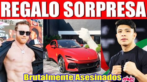 EL REGALO SORPRESA DE CANELO A MUNGUÍA TRAS SU VICTORIA FERRARI PURA