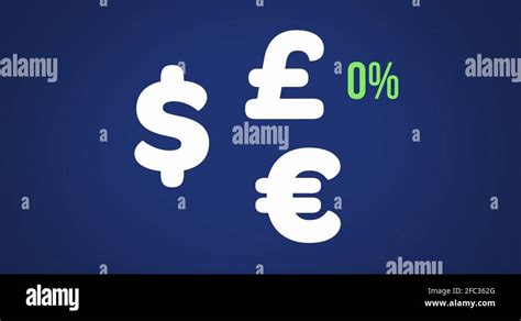 US Dollar Euro And Pound Sterling Currency Symbols And Numbers Filling