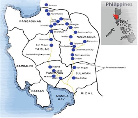 1 Map of the Central Luzon Loop Survey | Download Scientific Diagram