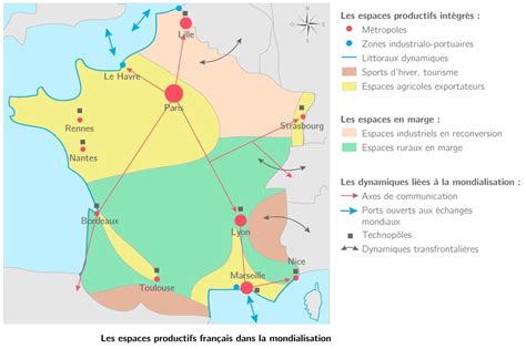 Arriba Imagen Carte Des Espaces Productifs En France Fr