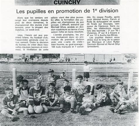 Photo De Classe Tournoi D Annezin De 1992 FCC Copains D Avant