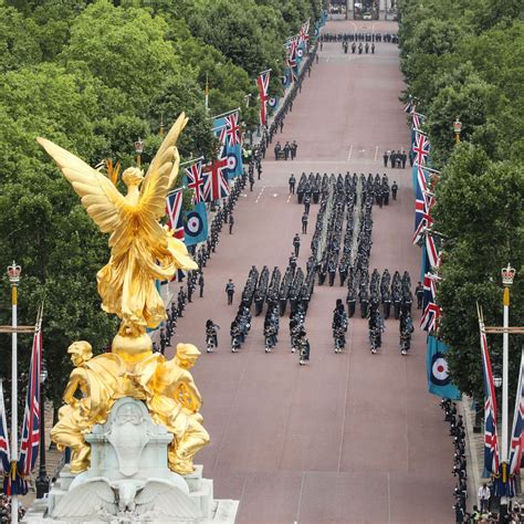 RAF100 10th July Parade And Flypast In Central London Royal Air Force