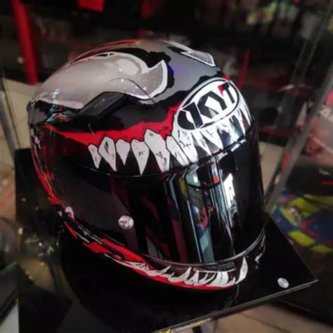 Jual Helm KYT Rider Repaint Waterdecal Venom 2 Shopee Indonesia