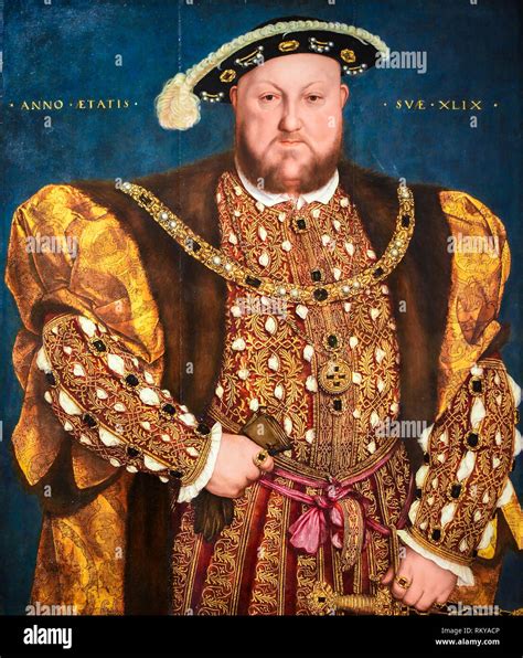 Henry Viii Of England Portrait By Hans Holbein The Younger 1540