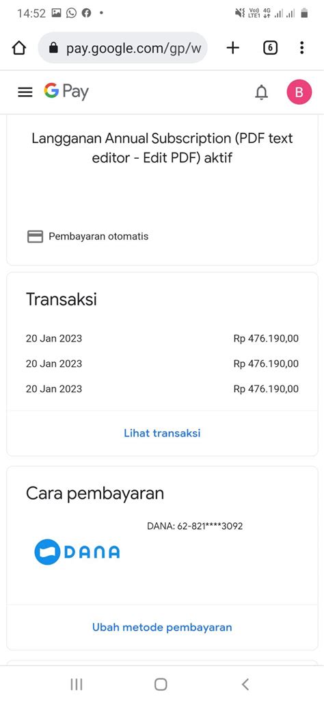 Pemotongan Saldo Dana Untuk Pembayaran Google Play Tanpa Konfirmasi Pin