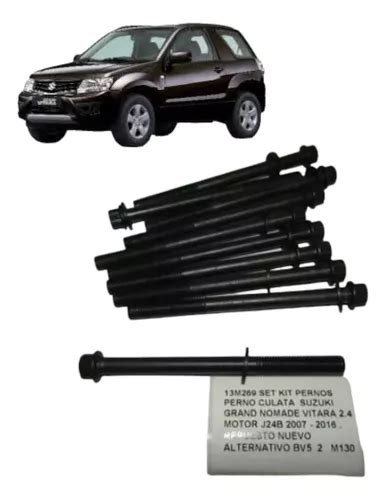 Set Kit Pernos Culata Suzuki Grand Nomad Vitara Cuotas Sin