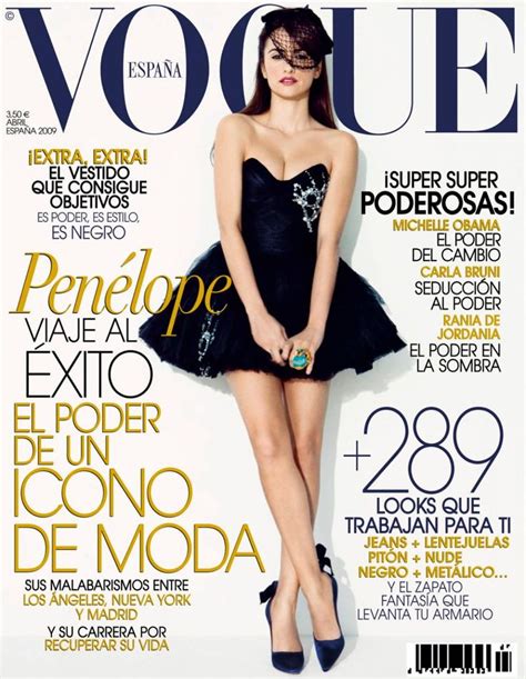 Esquire Names Penelope Cruz The ‘sexiest Woman Alive Vogue Magazine