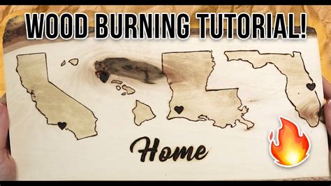 Wood Burning Tutorial Pyrography Speed Art YouTube