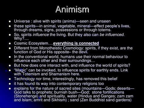 PPT - Cosmic Ecosystem: Animism, Totemism , Shamanism PowerPoint ...