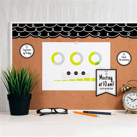 Core Decor Loop De Loop On Black Ez Border Creative Teaching Press