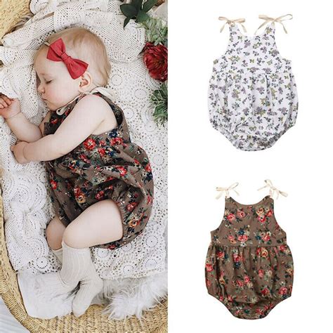 Pelele Con Estampado Floral Para Beb S Y Ni As Reci N Nacidos Conjunto