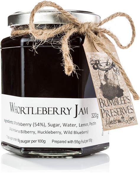 Bumblee S Preserves Whortleberry Jam 320g Jar Amazon Co Uk Grocery