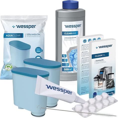 Wessper Kit D Entretien Pour Machine Espresso Philips Saeco Amazon