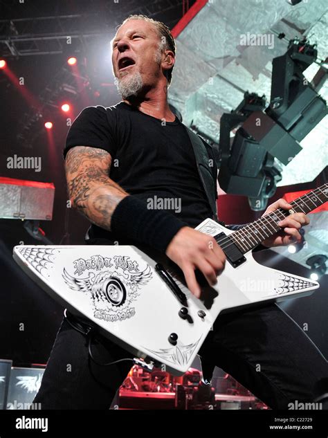 James Hetfield of Metallica performs live during the 'World Magnetic ...