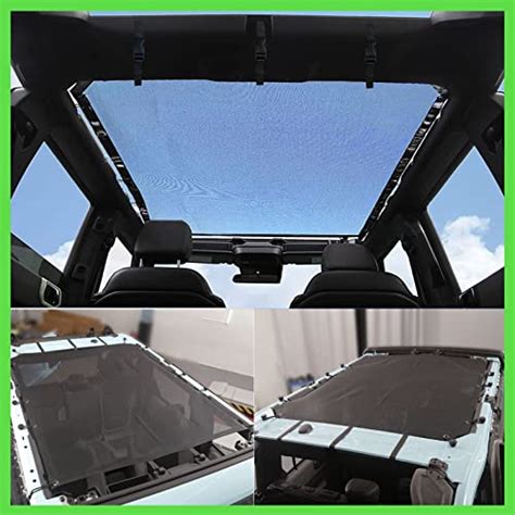Mesh Bimini Top For Ford Bronco Dr Anmosvo Mesh Bikini Top Roof Sunshade Top