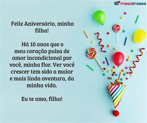 Mensagens De Aniversário Para Filha De 10 Anos