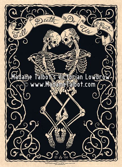 Madame Talbot's Victorian Lowbrow - Till Death Do Us Part Skeleton ...