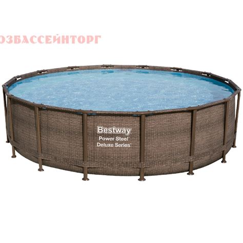 Каркасный бассейн Ротанг 56666 (488х122) Bestway