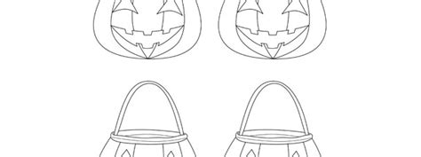 Halloween Trick Or Treat Bag Template – Small