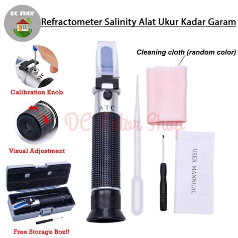 Jual Refractometer Salinity Meter Alat Ukur Kadar Garam Refraktometer